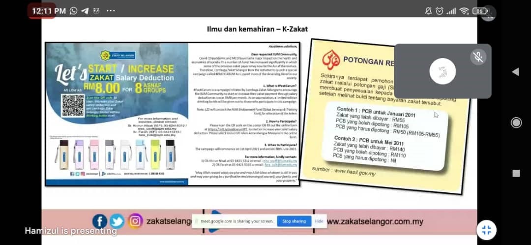 Bicara Urus Harta Islam Institusi Zakat dan PKP Pandemik C19 5