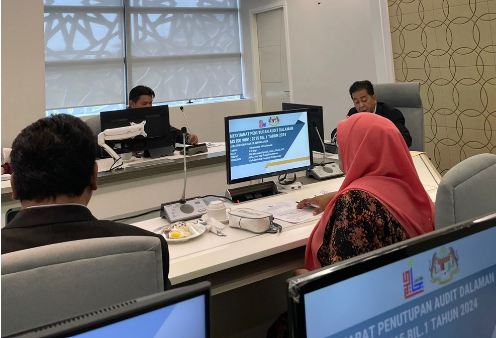 AUDIT DALAMAN MS ISO 9001 2015 BIL1 TAHUN 2024 OLEH JURUAUDIT DALAMAN 02