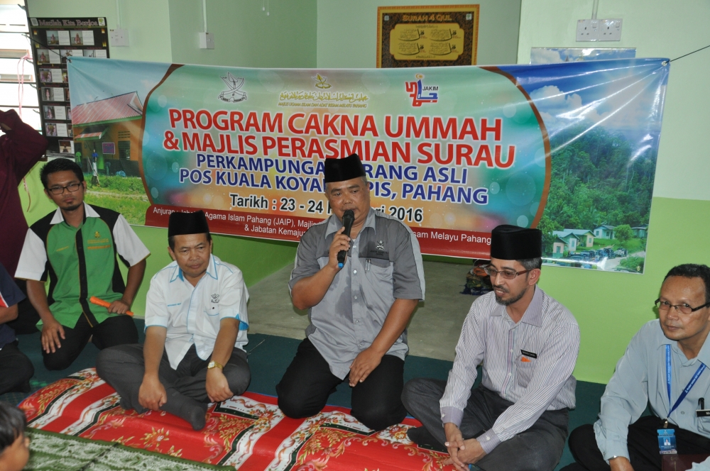 Perasmian Surau Kampung Orang Asli 3