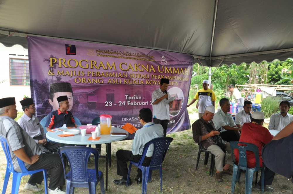 Perasmian Surau Kampung Orang Asli 6