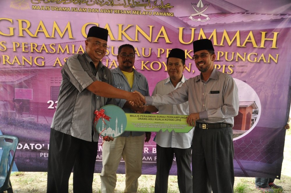 Perasmian Surau Kampung Orang Asli 7