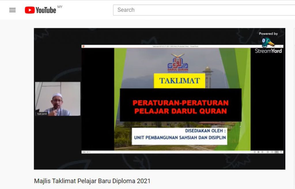 Sambutan Pelajar Baharu Program Diploma Sesi 2021 2024