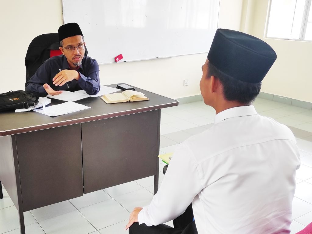 Calon pelajar baharu Program Pensijilan JAKIM IIUM selesai sesi temu duga 8