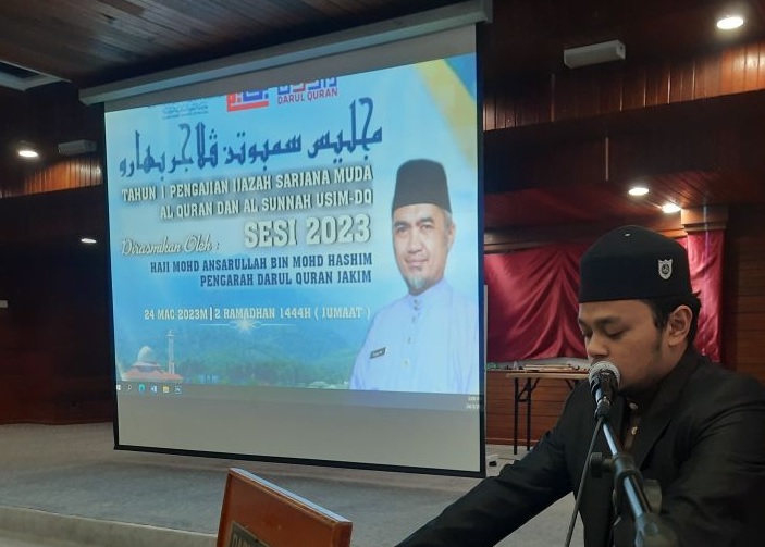 MAJLIS SAMBUTAN PELAJAR BAHARU PROGRAM IJAZAH USIM 7