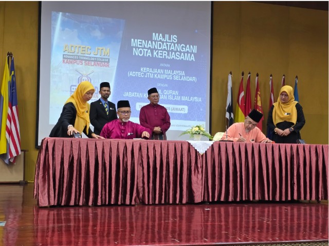 Majlis menandatangani nota Kerjasama antara ILP Selandar dan DQ JAKIM 01