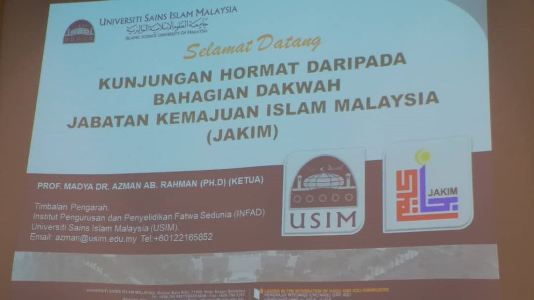 Kunjungan Hormat Bahagian Dakwah Ke INFADUSIM 2