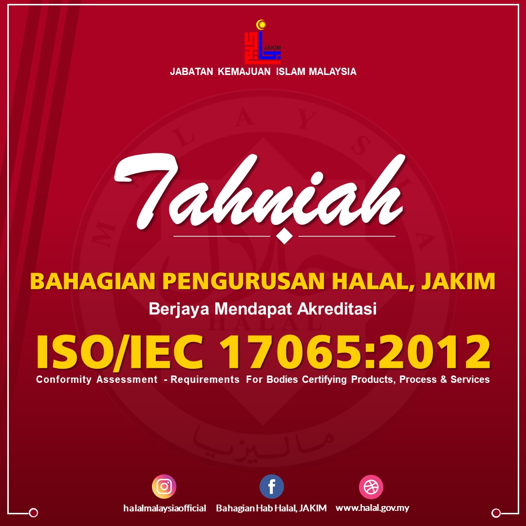 JAKIM Peroleh ISO IEC 17065