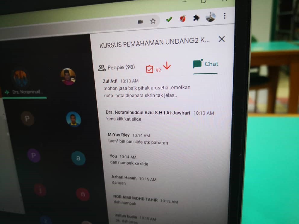 Kursus Pemahaman Undang Undang Kesalahan Jenayah Syariah 4