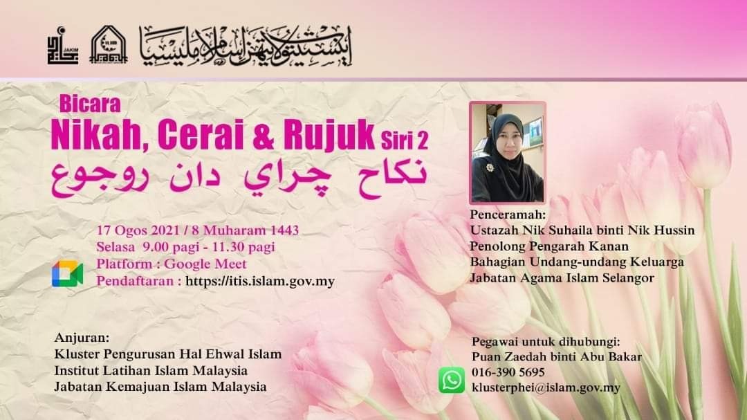 Program Bicara Nikah Cerai Dan Rujuk Siri 2 1