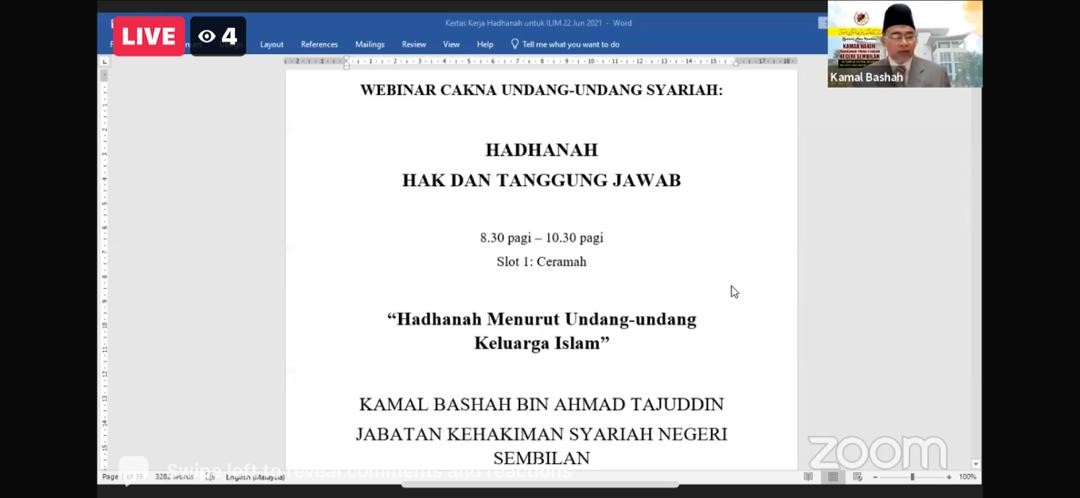 Webinar Hadhanah Hak dan Tanggungjawab 3