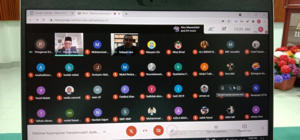 Webinar Kepimpinan Transformatif Aplikasi Dalam Situasi Pandemik 4
