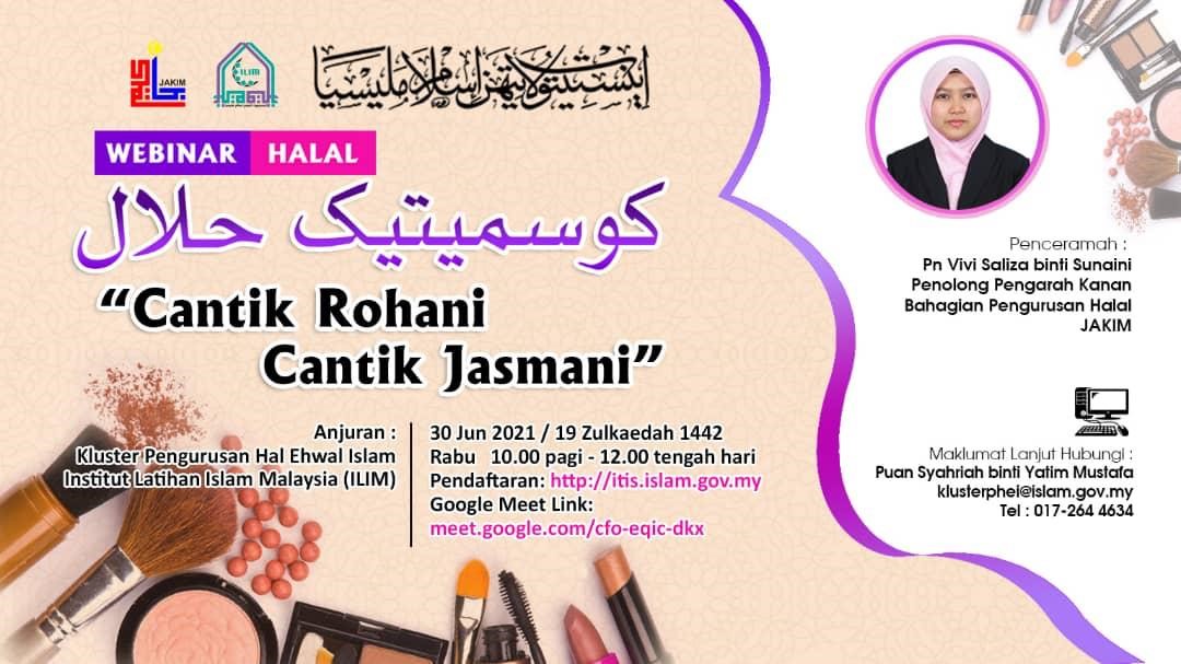 Webinar Kosmetik Halal Cantik Rohani Dan Cantik Jasmani 1