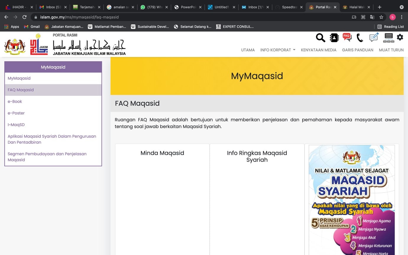 Info Pelaksanaan Maqasid Syariah Melalui MyMaqasid 3