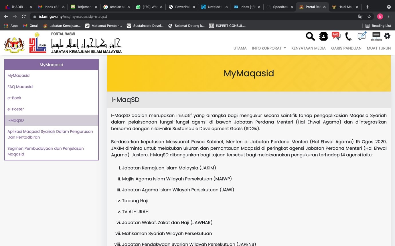 Info Pelaksanaan Maqasid Syariah Melalui MyMaqasid 6