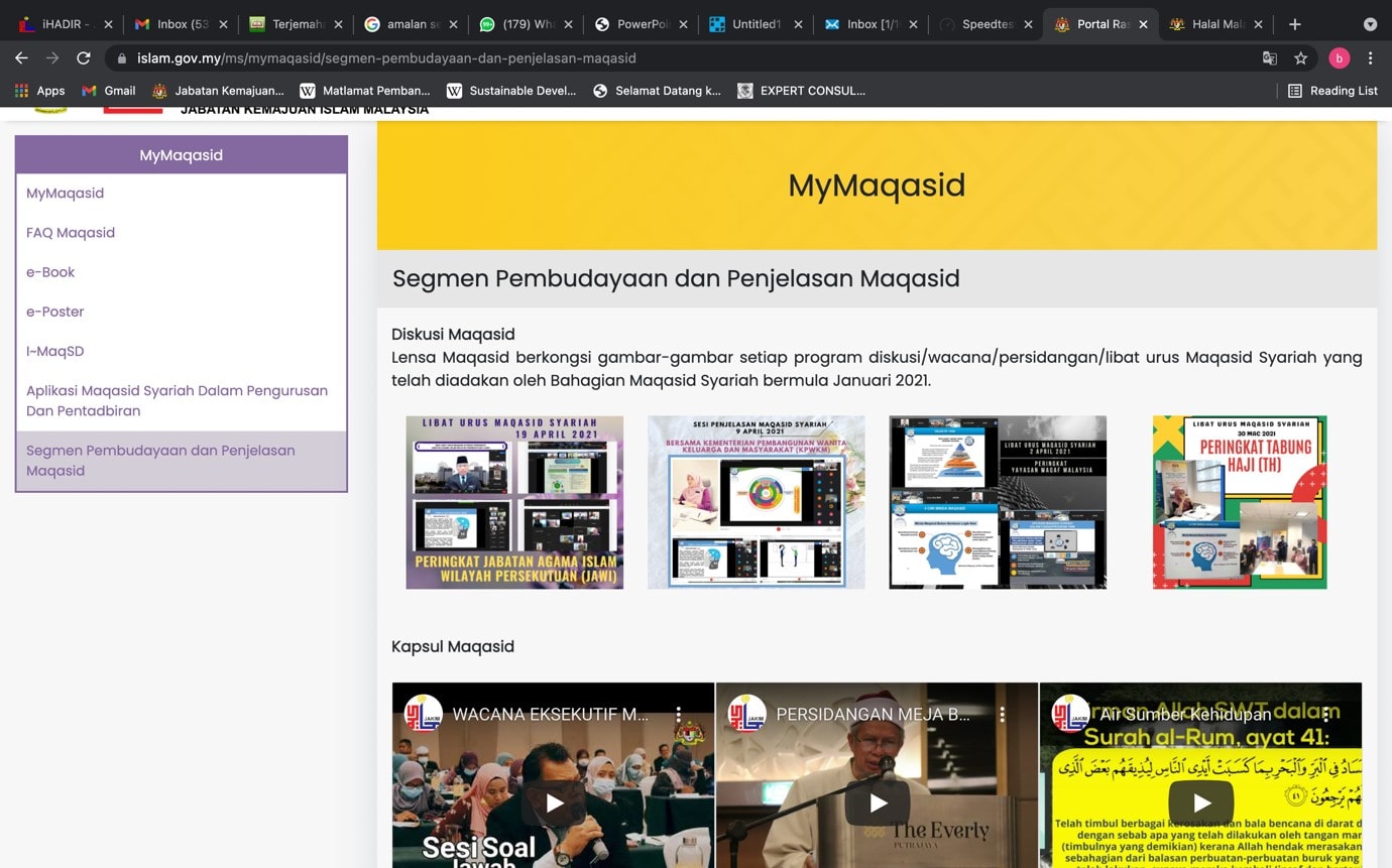 Info Pelaksanaan Maqasid Syariah Melalui MyMaqasid 9