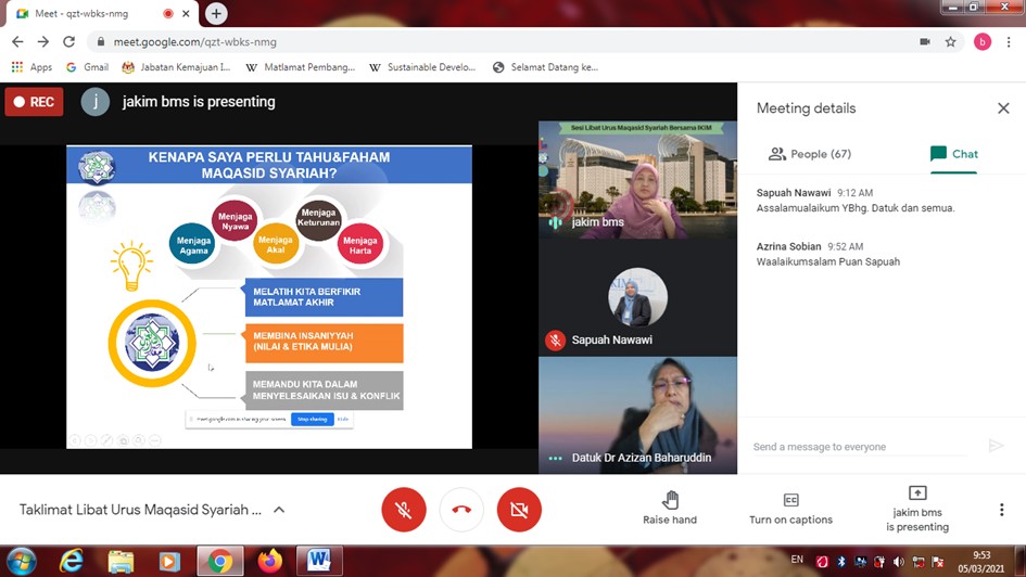 Sesi Libat Urus Maqasid Syariah Bersama IKIM 1