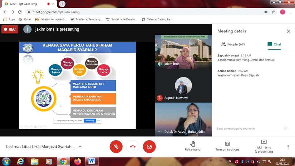 Sesi Libat Urus Maqasid Syariah Bersama IKIM 1