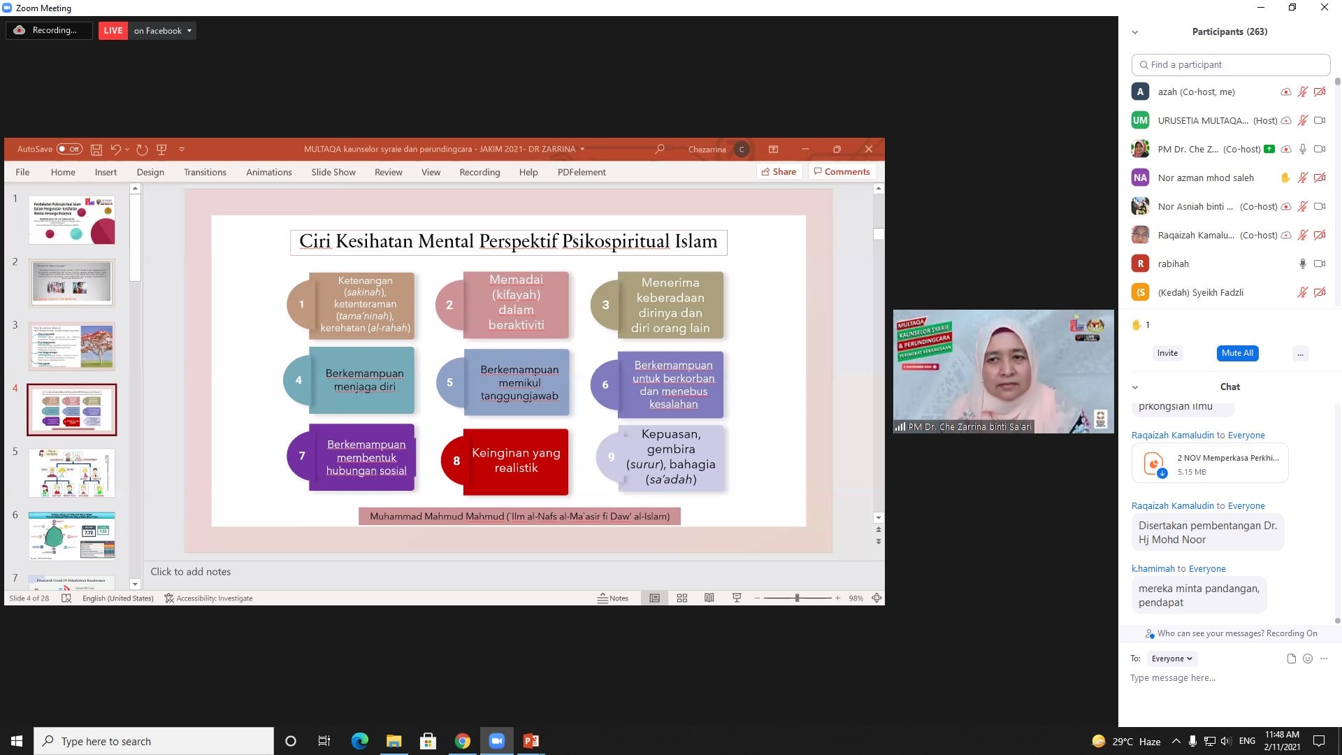 Multaqa Kaunselor Syarie Dan Perunding Cara Keluarga Kebangsaan 2021 7