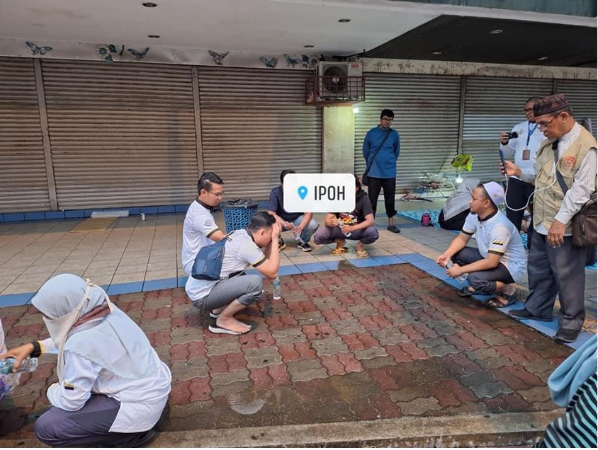 Program Rahmah Madani Menyantuni gelandangan Sekitar Ipoh perak 2023 6