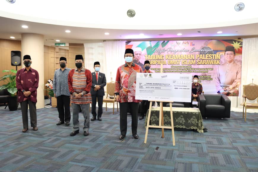 Majlis Penyerahan Sumbangan Keamanan Palestin Daripada Umat Islam Sarawak 8