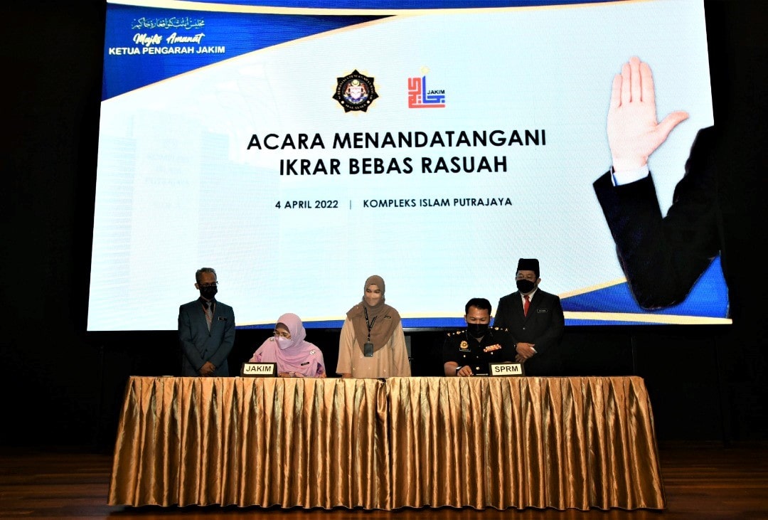 KP JAKIM Lafaz Dan Tandatangan Ikrar Bebas Rasuah 4