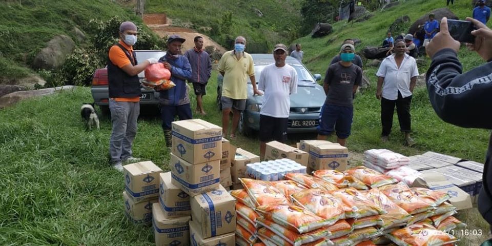 Agihan Bantuan Tabung Musaadah di Kampung Orang Asli Panggen 2