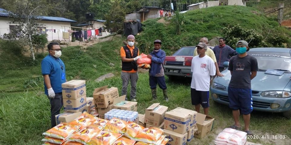 Agihan Bantuan Tabung Musaadah di Kampung Orang Asli Panggen 4