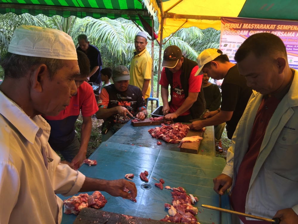 Program Peduli Masyarakat Qurban Bersama Korporat 1436H 4